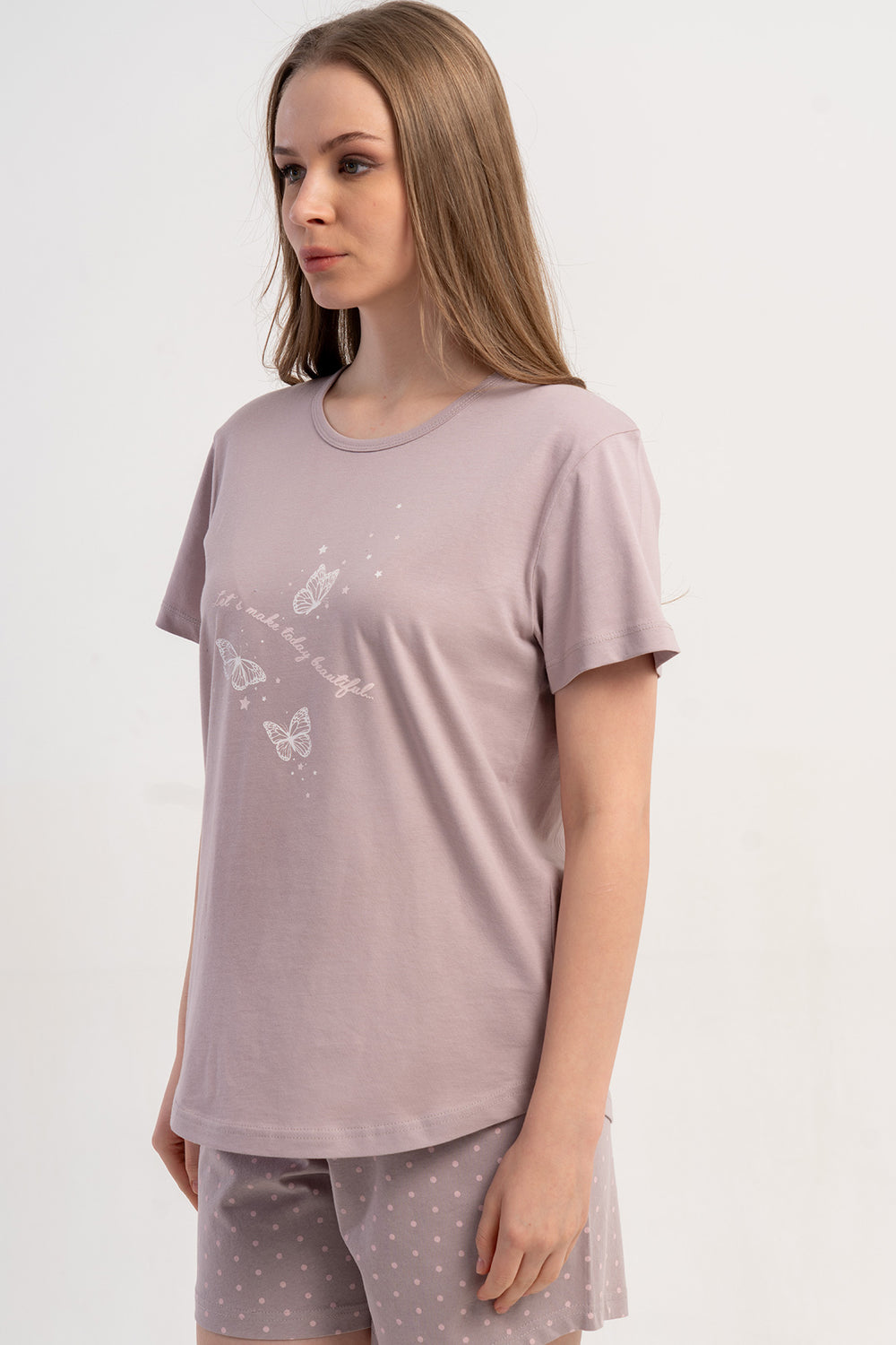 KADIN P.SUPREM O YAKA KISA KOL ETEGI OVAL SORT TAKIM