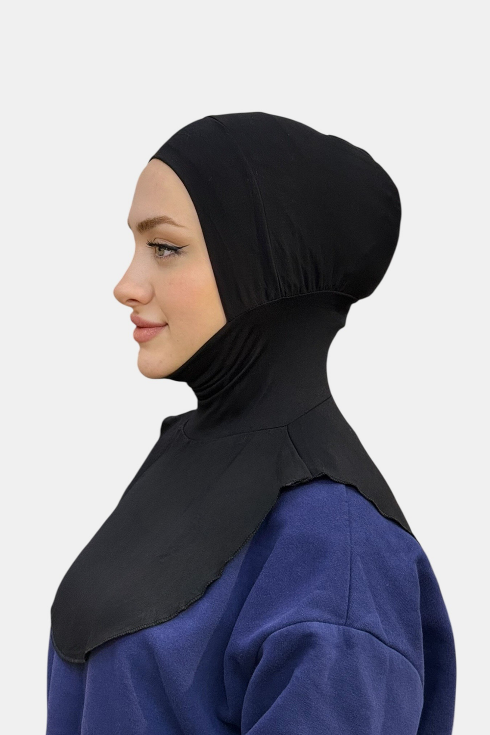Likralı Ninja Boyunluklu Penye Bone