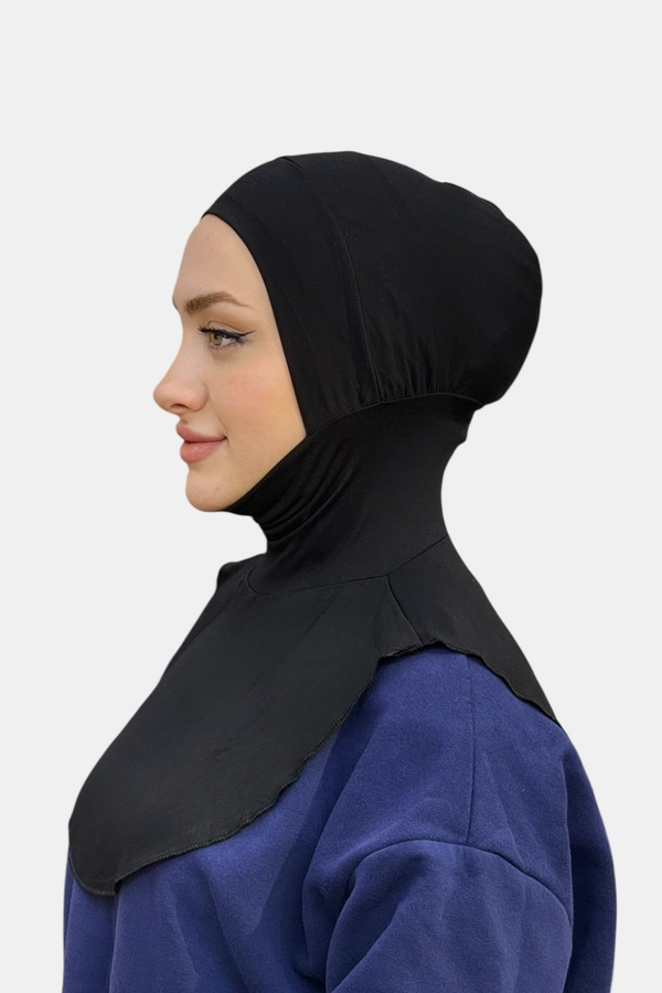 Likralı Ninja Boyunluklu Penye Bone