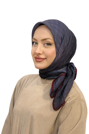 MÜSLİN DEGRADE BİYELİ EŞARP