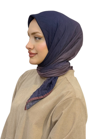 MÜSLİN DEGRADE BİYELİ EŞARP