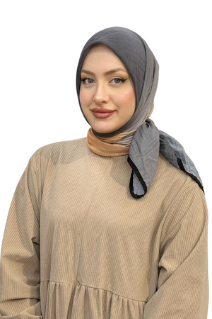 MÜSLİN DEGRADE BİYELİ EŞARP