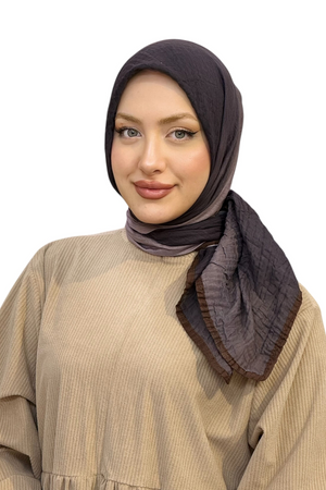 MÜSLİN DEGRADE BİYELİ EŞARP