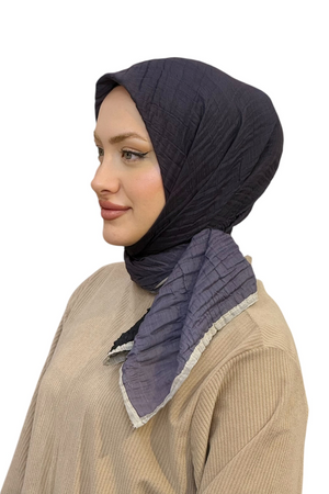 MÜSLİN DEGRADE BİYELİ EŞARP