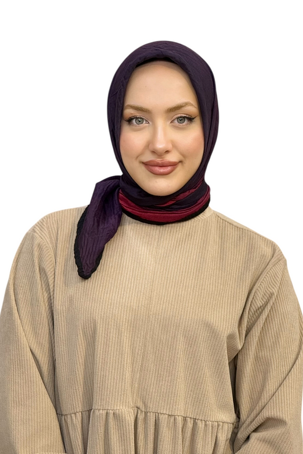 MÜSLİN DEGRADE BİYELİ EŞARP