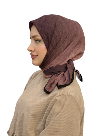 MÜSLİN DEGRADE BİYELİ EŞARP