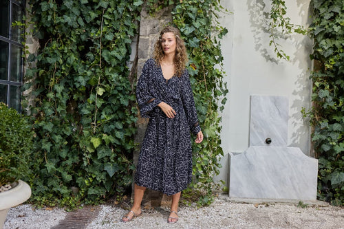 21083 BAYAN UZUN KİMONO