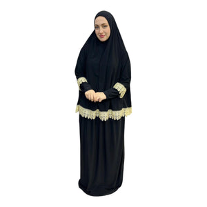 DANTELLİ NAMAZ TAKIMI ELBISE