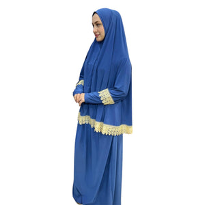 DANTELLİ NAMAZ TAKIMI ELBISE