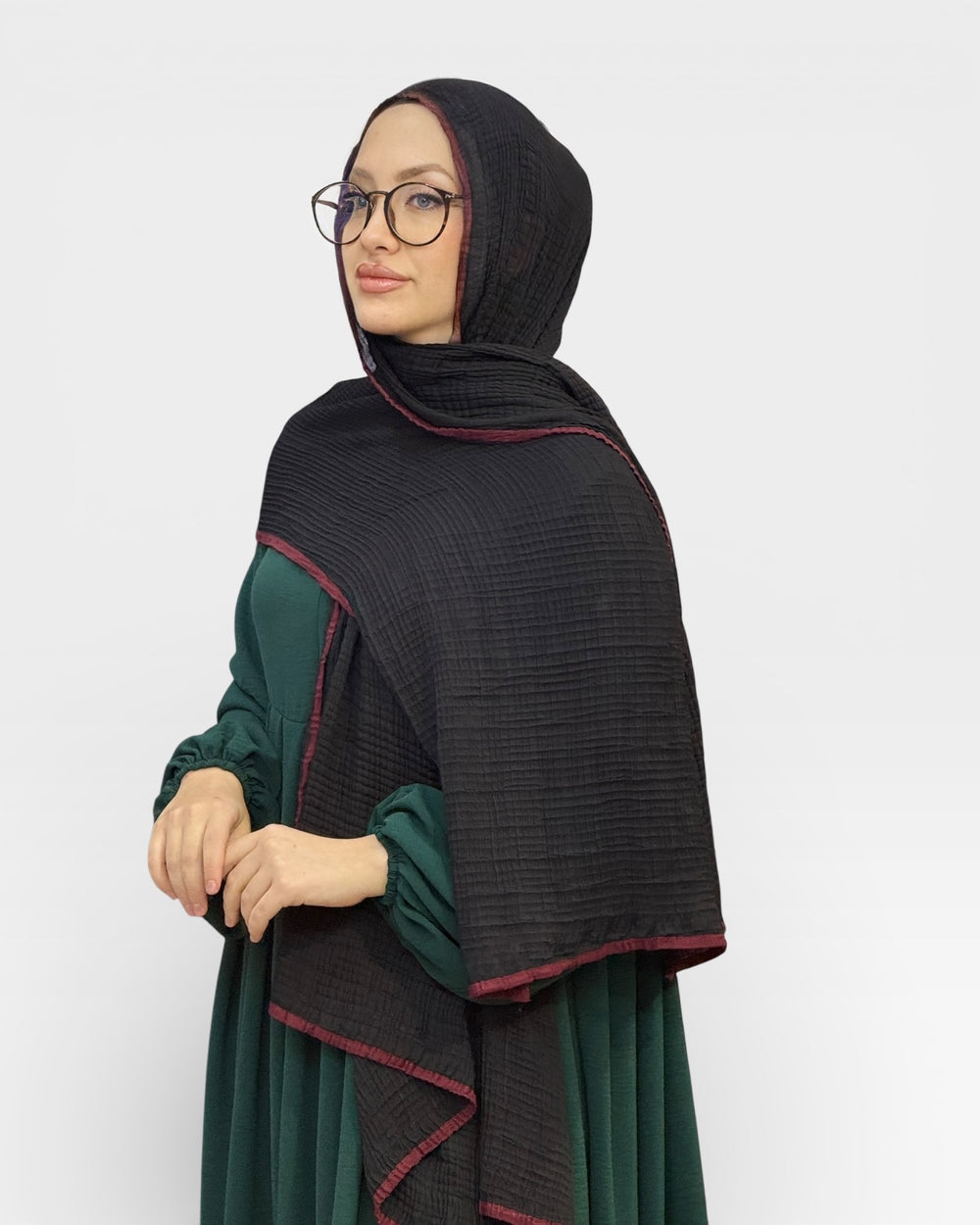 MÜSLİN BİYELİ ŞAL