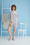 13395 BAYAN NAKIŞLI ŞORT TAKIM